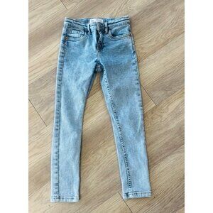 Zara The Skinny Jeans Girls 8 Light Wash Adjustable Waist